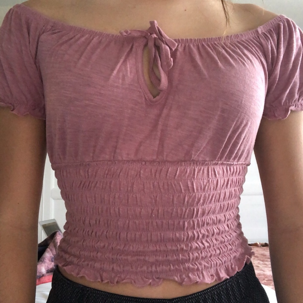 Pacsun Off the Shoulder Crop Top